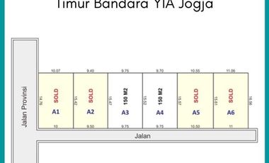 TANAH DAENDELS DEKAT EXIT TOLL CILACAP-JOGJA SERTIPIKAT SHM 1 JT-AN