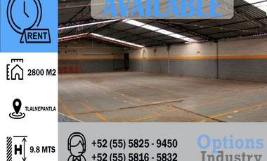 Excellent industrial warehouse opportunity for sale in Tlalnepantla