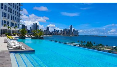 APARTAMENTO AMOBLADO  AV BALBOA VISTA AL MAR MODERNO NUEVO