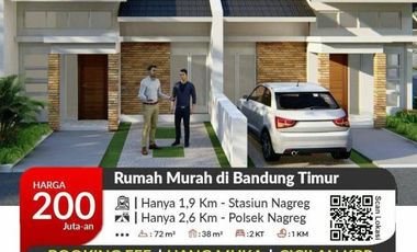 HANYA 190 JUTA! RUMAH CLUSTER NAGREG DEKAT KE RANCAEKEK