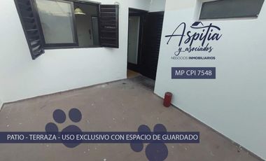 ALQUILER departamento 1 dormitorio con patio – Centro Córdoba