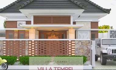 DIJUAL VILLA TEMPEL YOGYA MURAH BAGUS CASHBACK 2 JUTA BOOKING DI TEMPAT