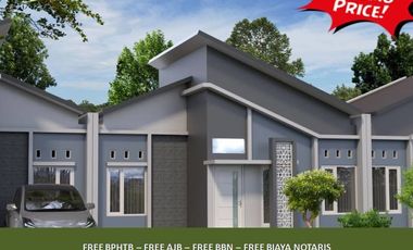 Rumah Dijual di Malang Tipe 25/72 Free Biaya Fasum Lengkap