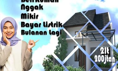 Rumah Bertehnologi Solar di Jatinangor untuk Kawula Muda