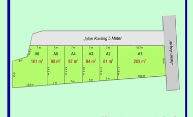Kavling Luasan Ideal Bangun Rumah: Dekat SMPN 2 Bojong-Pekalongan