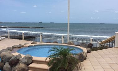 Villa amueblada en renta en boca del rio de un nivel con vista al mar | arlette flores