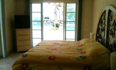 Villa amueblada en renta en boca del rio de un nivel con vista al mar | arlette flores