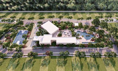 Terrenos residenciales premium en zona norte de Mérida, en Cholul, Yucatán, de 250 m2. Amenidades como piscinas y parques temáticos, gimnasio, mucho más.