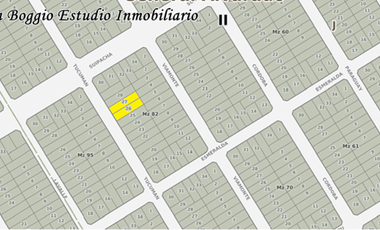 2 LOTES en ARENAS de Oro (MIRAMAR) de 10 x 40