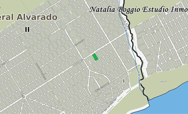 2 LOTES en ARENAS de Oro (MIRAMAR) de 10 x 40