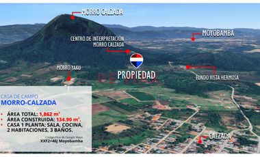En Venta: ¡Casa De Campo Junto Al Morro Calzada.