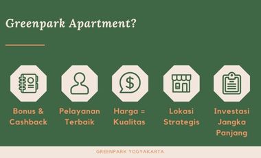 Siap Huni Atau Disewakan, Kawasan Kampus Babarsari, Green Park Jogja
