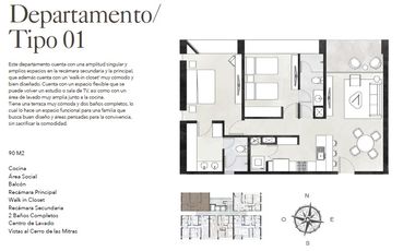 Departamentos desde 90m2 - 120m2