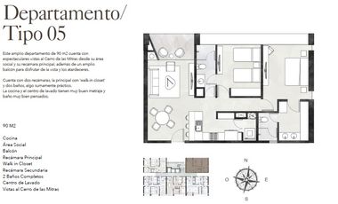 Departamentos desde 90m2 - 120m2