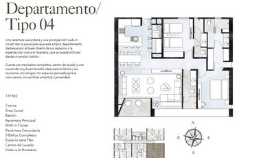 Departamentos desde 90m2 - 120m2