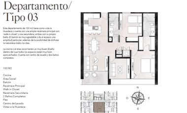 Departamentos desde 90m2 - 120m2