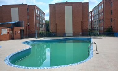 apartamento en arriendo en conjunto residencial santa cruz piso 8. Cod A13233