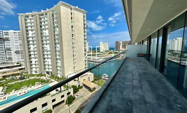 Excelente departamento en renta en Cancún, Shark Tower Puerto Cancún.