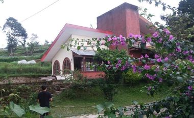 Villa di Cipanas Cianjur Tanah Luas Dekat Jln Provinsi