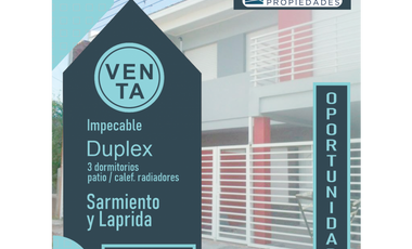 Venta | Duplex | 3 dorm | Sarmiento y Laprida