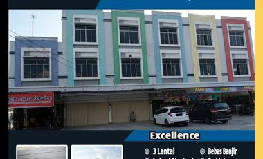 dijual ruko pinggir jalan garuda sakti km 2