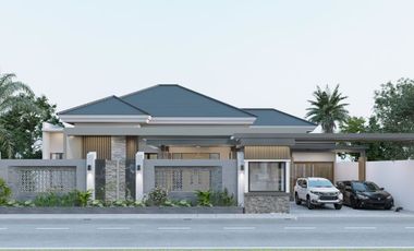 Rumah mewah d tengah kota pekanbaru bebas design