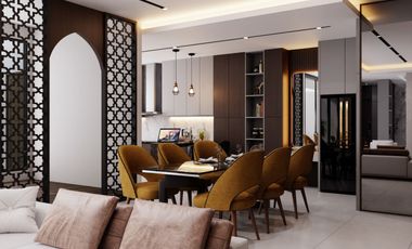 Rumah mewah d tengah kota pekanbaru bebas design