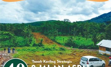 Tanah kavling murah SHM Split Nol Jalan raya Malang