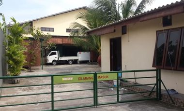 DI JUAL MURAH .TANAH + BANGUNAN Bisa untuk :( pabrik/gudang/rumah tinggal