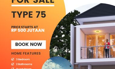 Jual Perumahan Elite Type 75 Harga Murah di Graha Arimbi