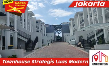 Ready Townhouse 3lt Stratgis Modern Jgakarsa Jakarta dkt Tol Hdp Timur
