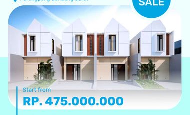 Rumah Nuansa Villa di Lembang 2 Lantai 400 Jutaan dekat Rumah Strobery