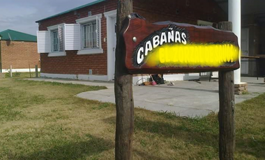 Se vende complejo con dos cabaÃ±as en Sauce Viejo
