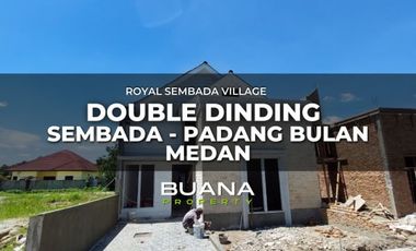 Rumah Double Dinding - 500 Jutan - Dekat Kampus USU - Medan