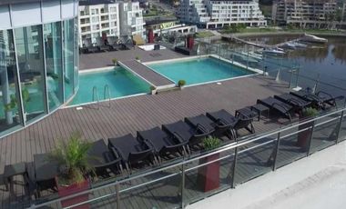 Venta y Alquiler - Departamento 2 Ambientes al Rio, Balcón - Bahia Grande, Wyndham, Nordelta