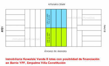 Lotes en Barrio Parque Norte Empalme Villa constituciÃ³n