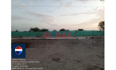 Se Vende Terreno 90 M2 Ideal Para Vivienda O Proyecto – La Planicie Ii Etapa, Piura