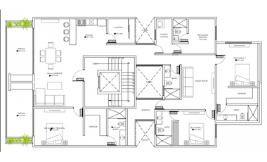 Venta de Departamento frente a la playa, Mérida, Yucatán