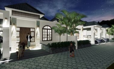 hunian cluster minimalis lokasi pinggir jalan garuda sakti km 6