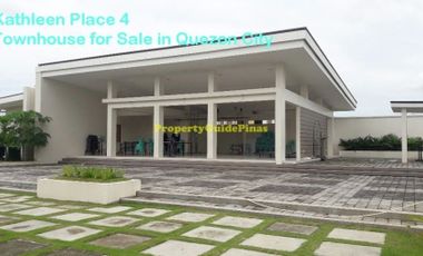 Kathleen Place 4 Quezon City Affordable Townhouse For Sale