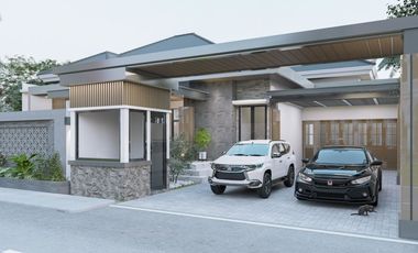 hunian bernuasa resort full interior dan kolam renang pribadi