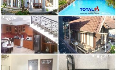 Dijual Rumah 2 Lt Lahan luas Tipe 145/435, BONUS Private Pool, 3M-an NEGO BUC di Sumerta Kaja, Denpasar Timur