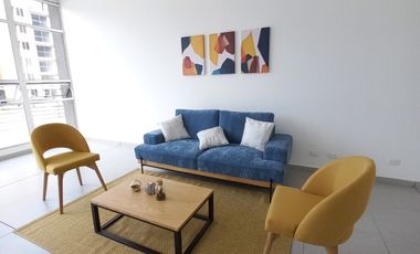 apartamento en arriendo en conjunto residencial eco santa cruz piso 10. Cod A14043