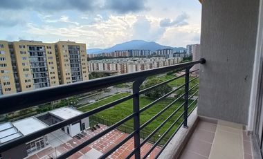 apartamento en arriendo en conjunto residencial eco santa cruz piso 10. Cod A14043