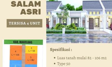 Hunian terbaik 7 menit ke Komplek Ekonomi Muntilan