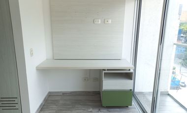 apartaestudio en arriendo en edificio frontera piso 9. Cod A13642