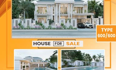 RUMAH BESAR MEGAH DENGAN KONSEP CLASICAL DI KOMPLEK PEMDA KOTA PEKANBARU