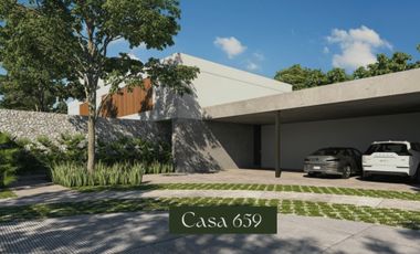 Casa en venta en privada residencial de 4 habitaciones zona de Xacantún