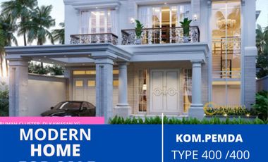 Rumah di Jual di Kawasan Premium Komp Pemda Tanah 400 jalan cemara kipas -