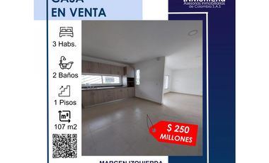 SE VENDE CASA EN LA MARGEN IZQUIERDA DE MONTERIA